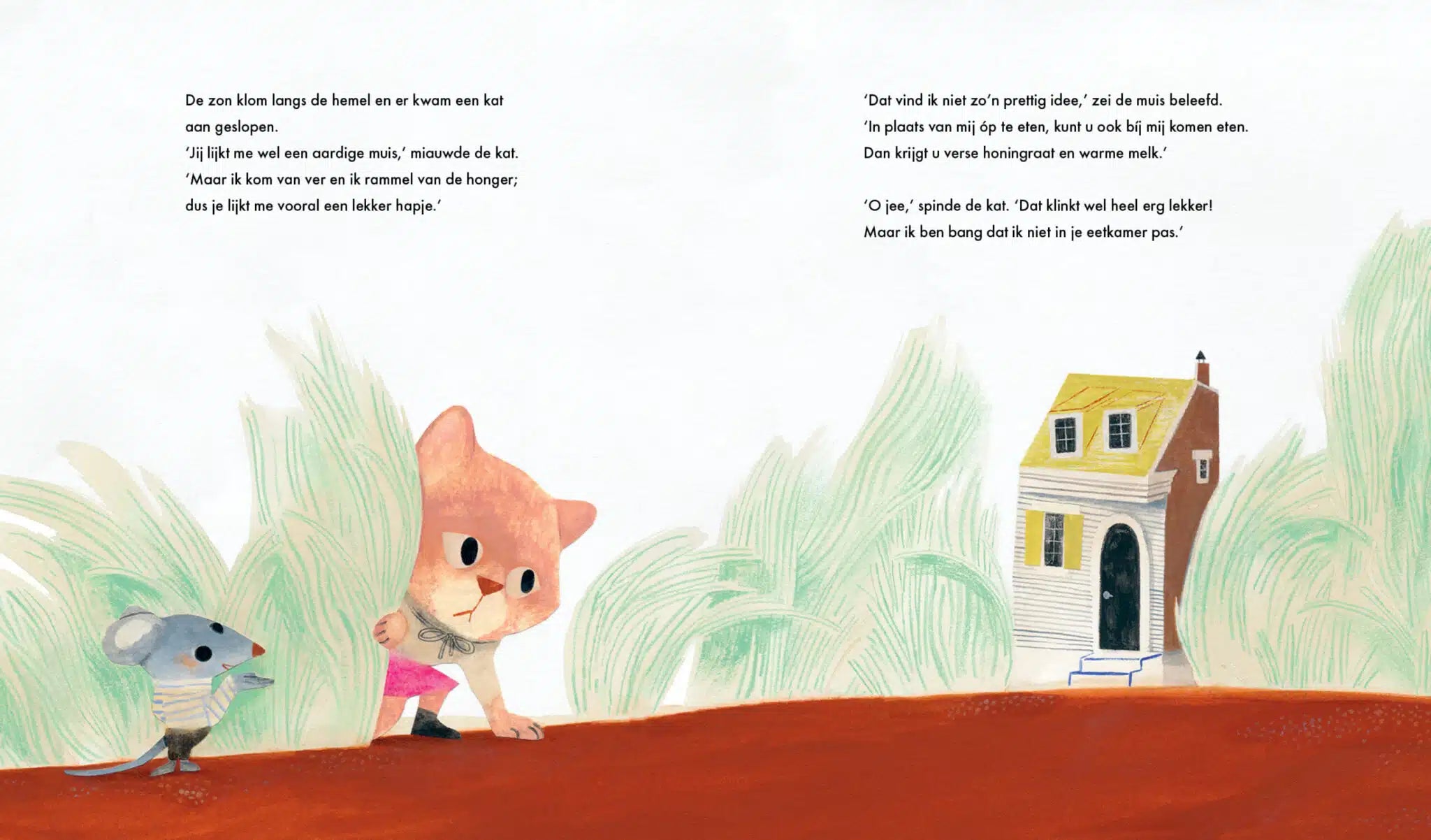 De muis met het open huis