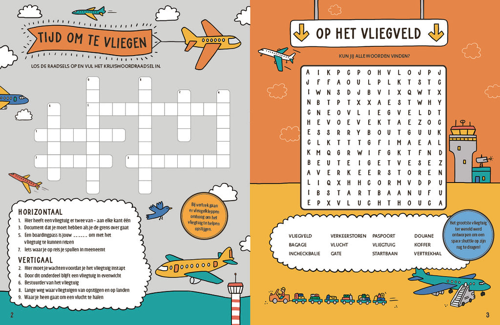 Het grote vliegtuig-spelletjesboek
